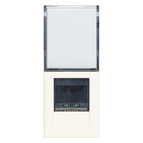 Presa RJ45 Netsafe Cat6 UTP bianco Linea vimar 30339.13B