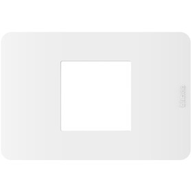 Placca Bticino MatixGO 2 moduli centrali bianca  JA4819JW