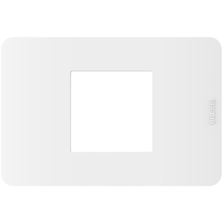 Placca Bticino MatixGO 2 moduli centrali bianca  JA4819JW