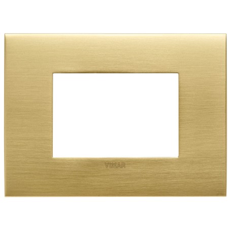 Placca 4m Vimar ottone spazzolato fit 19954.12.01