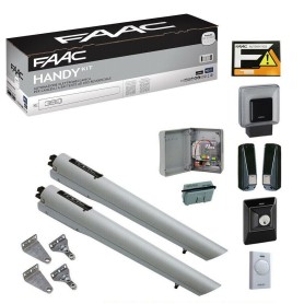 FAAC Kit cancello battente 2 ante 2.3 mt Handy Kit 24...
