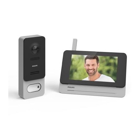 Videocitofono senza fili connesso batterie WIFI 350 metri Philips