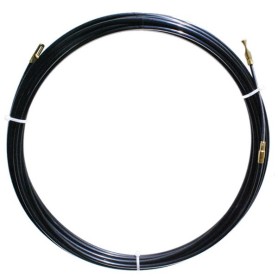 Sonda tiracavo 15 metri in nylon nero testa flessibile...