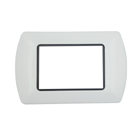Placca 3 posti Bianca TIPO L4803PB Compatibile con...