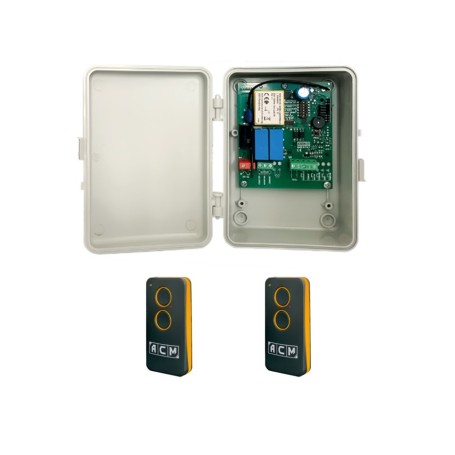 Kit Centralina serranda con 2 telecomandi ACM Universal2