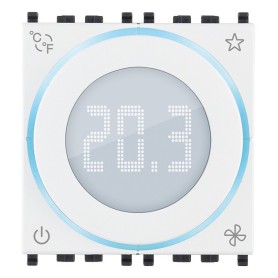Termostato rotella KNX 2M bianco parete bianco Vimar 02972.B