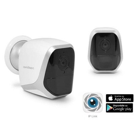 Telecamera a Batterie IP Wi-Fi audio e video autonoma APP italiana Avidsen