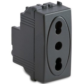 Presa master modo 31159 16A bipasso grigio
