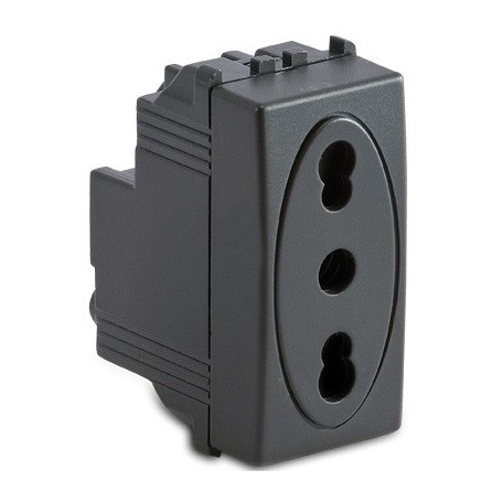 Presa master modo 31159 16A bipasso grigio