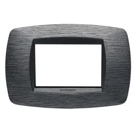 Placca Master  Modo in tecnopolimero Satinato grigio 3...