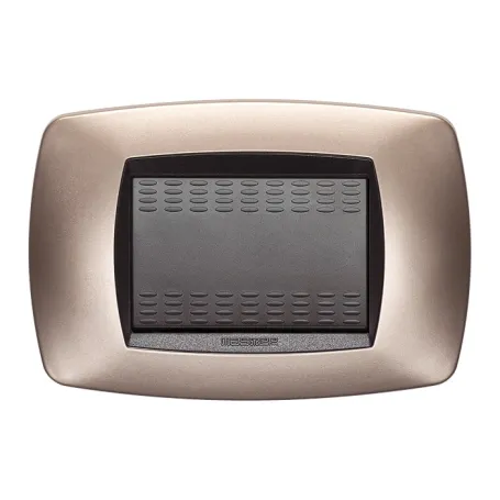 Placca Master  Modo in tecnopolimero Rame opaco 3 posti 39TC543