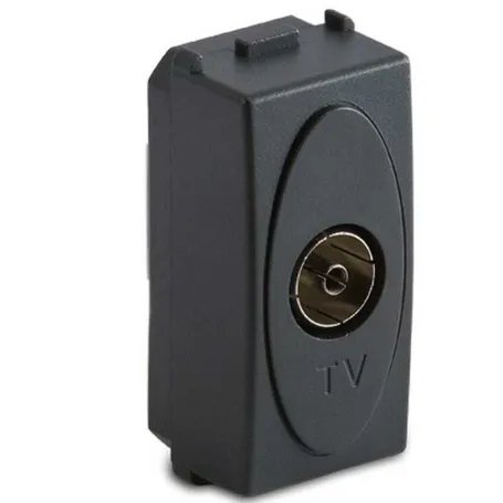 Presa Master Modo TV 9.5mm pass./finale, grigio 31255