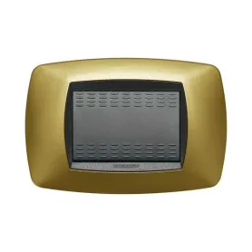 Placca Master Modo in tecnopolimero Giallo perla 3 posti...