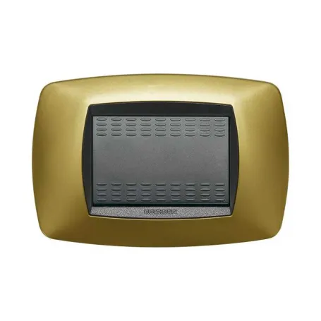 Placca Master Modo in tecnopolimero Giallo perla 3 posti 39TC323