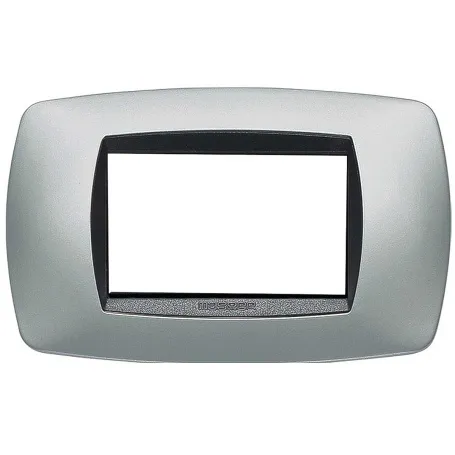 Placca Master Modo in tecnopolimero Titanio 3 posti 39TC253