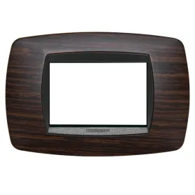 Placca Master Modo in tecnopolimero Wengè 3 posti 39TC463