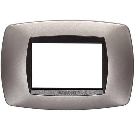 Placca Master  Modo in tecnopolimero Bronzo opaco 3 posti 39TC553