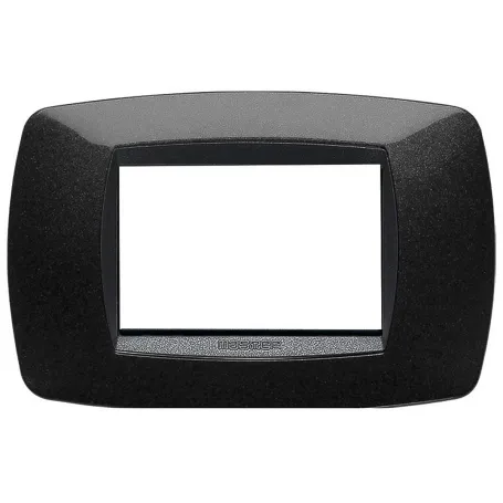 Placca Master Modo in tecnopolimero Nero 3 posti 39TC203