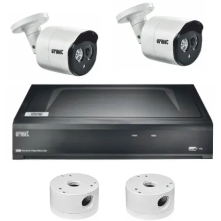 Kit videosorveglianza Ip Urmet 5 megapixel 1098/854