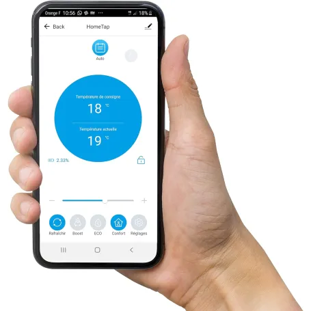 Valvola Termostatica Wi-Fi AVIDSEN per Radiatori, Connessa con Bridge, Compatibile Alexa e Google Home 127049