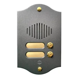 Pulsantiera antracite esterna per citofono universale 5...