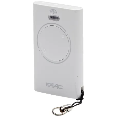 TELECOMANDO FAAC AUTOMAZIONE CANCELLO 433 mhz Bianco XT2 433 SLH