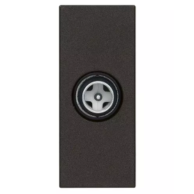 Presa TV-RD-SAT passante colore nero compatibile serie...