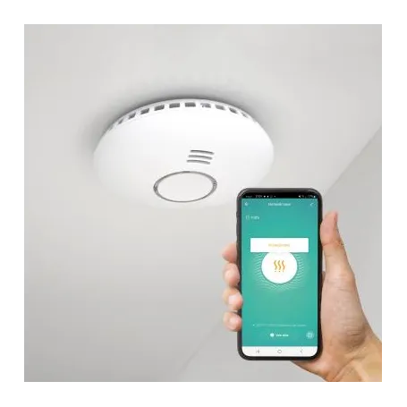 Rivelatore di fumo connesso Wi FI Avidsen 127065 App italia compatibile AlexHomeSmoke rilevatore di fumo connesso WIFI