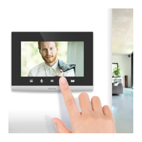 Videocitofono Connesso Wifi con funzione QR code ideale b&b 7 pollici 2 fili Extel 720324