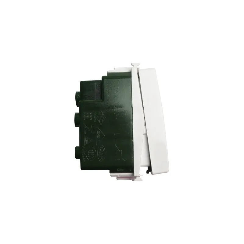 Vimar 14004 - Deviatore 1P 10AX bianco Plana