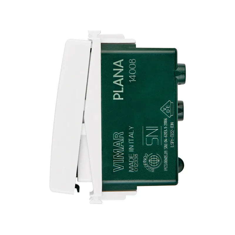 Pulsante 1P NO 10A bianco vimar plana 14008