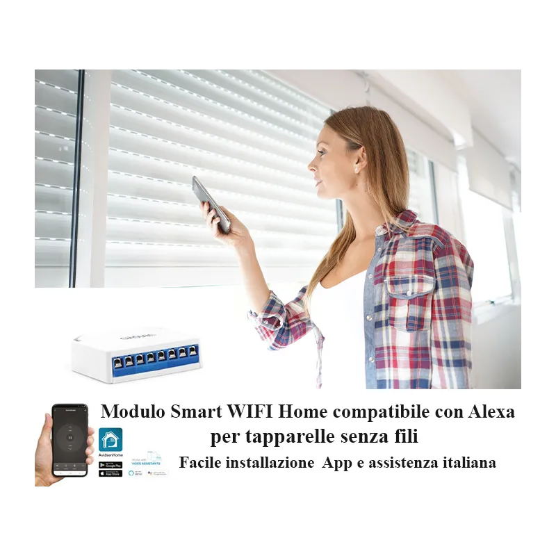 Modulo Smart WIFI per tapparelle e tende da...