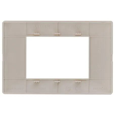 Placca 3M avorio Vimar Plana 14653.02