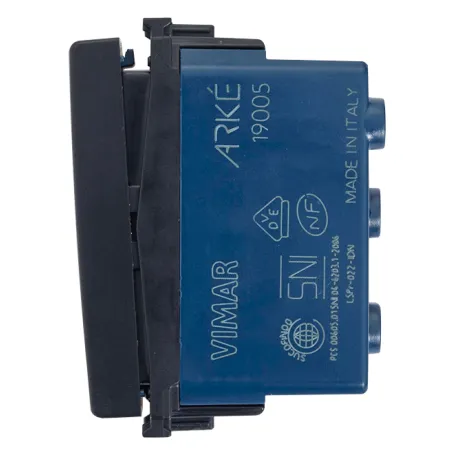 Deviatore 1P 16AX grigio  Vimar Arkè 19005