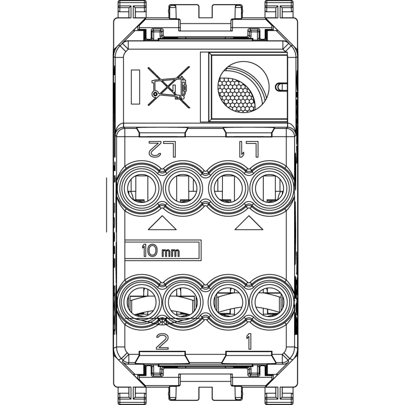 Invertitore 1P 16AX grigio Vimar Arkè 19013