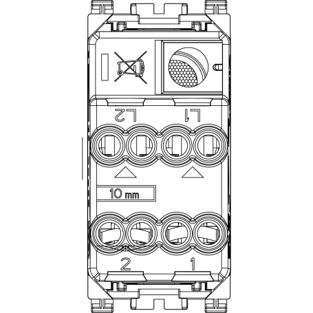 Invertitore 1P 16AX grigio Vimar Arkè 19013