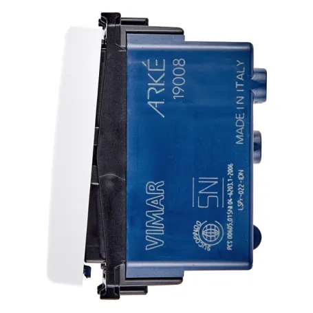 Pulsante 1P NO 10A bianco Vimar Arkè 19008.B