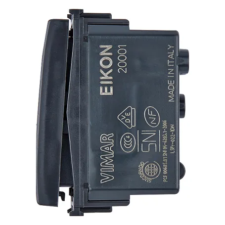 Interruttore 1P 16AX grigio Eikon 20001 Vimar