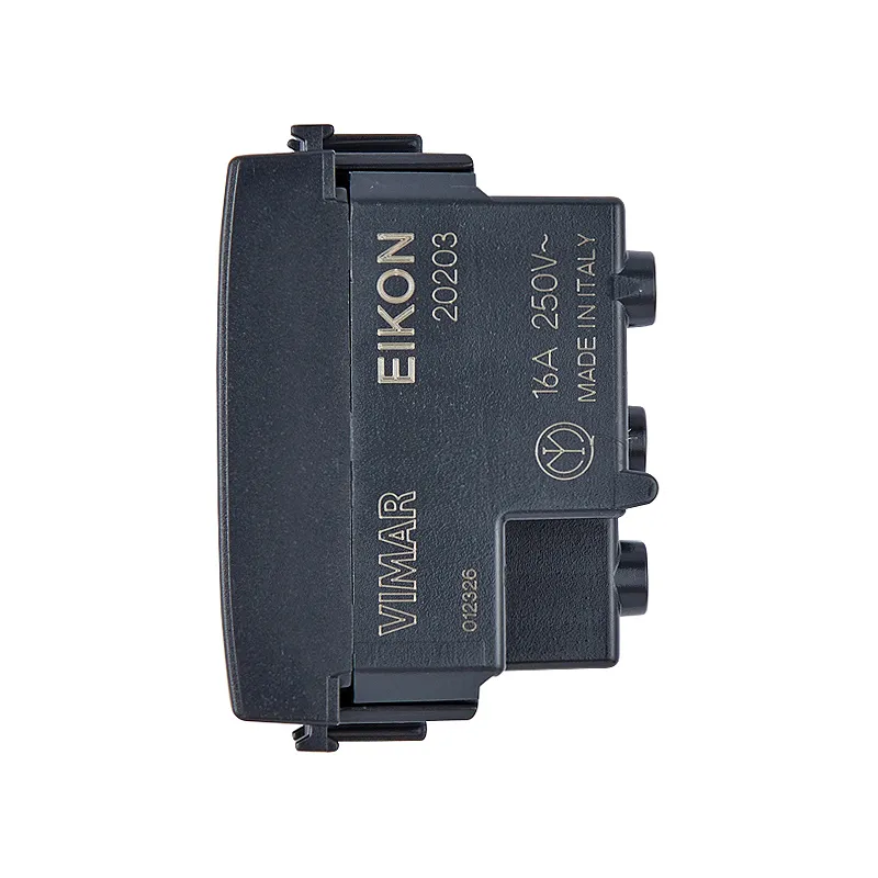 Presa 2P+T 16A P17/11 grigio Vimar Eikon 20203