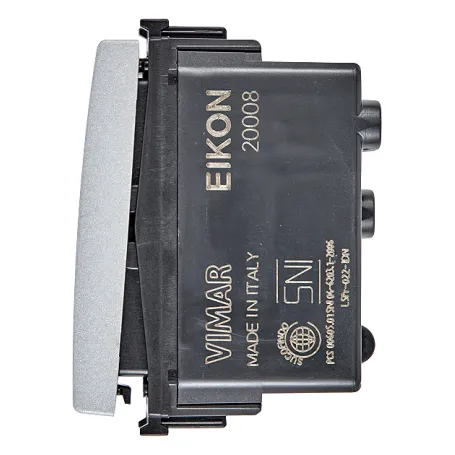 Pulsante 1P NO 10A NEXT  Vimar Eikon 20008.N silver