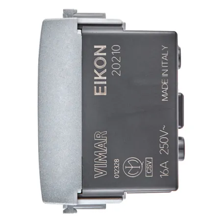 Presa SICURY 2P+T Vimar Eikon 20210.N  silve