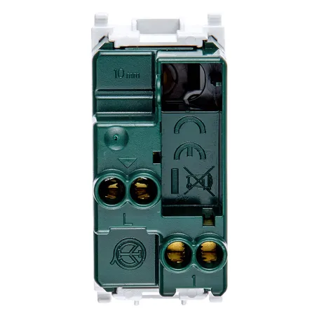 Pulsante 1P NO 10A Silver vimar plana 14008.SL