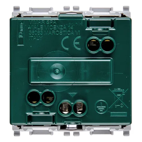 Presa universale 2P+T 16A vimar plana silver 14210.SL