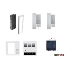 Kit citofono da incasso Bifamiliare 2 fili professionale...
