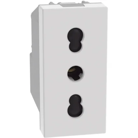 Presa bipasso Bticino MatixGo JW4180 2P+T 16A bianco