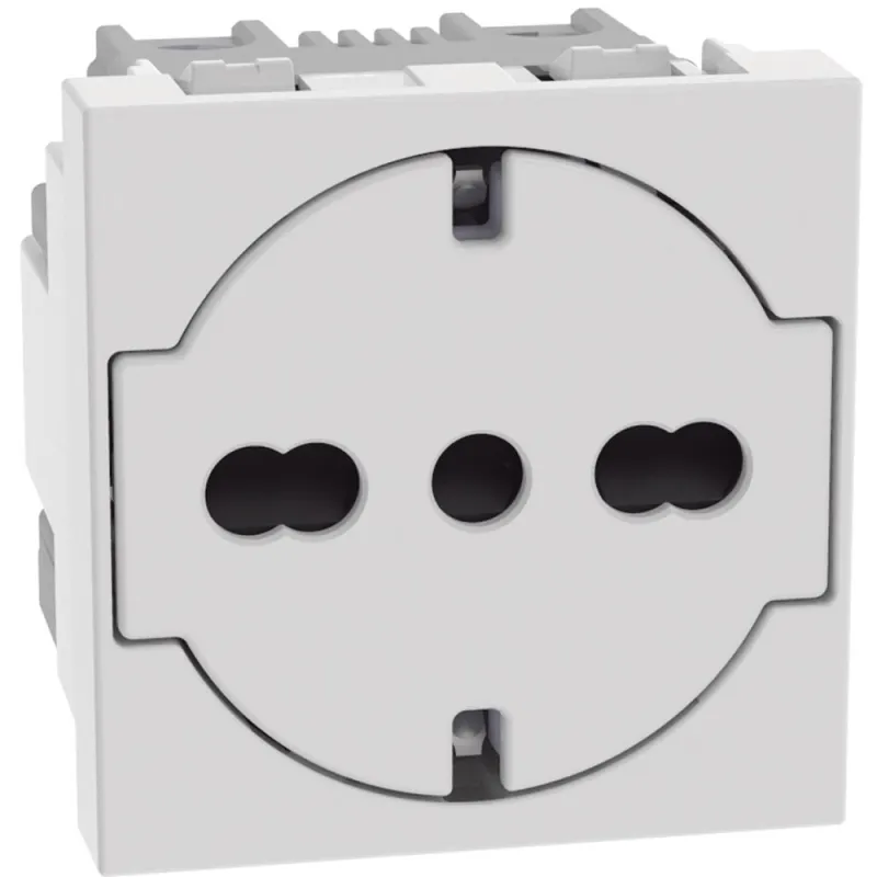 Presa schuko flat Bticino MatixGo BIANCO...