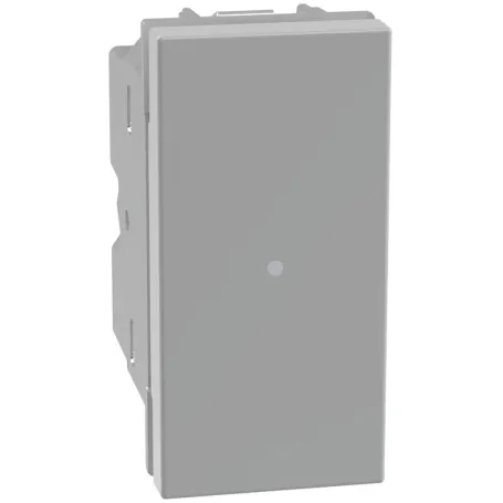 Deviatore assiale MatixGo Bticino JG4053 silver 1P 10AX illuminabile