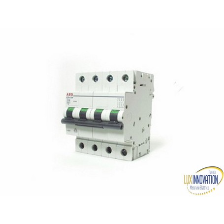 Interruttore magnetotermico 50A 4 poli AEG 6 KA Interruttore magnetotermico 50A 4 poli AEG 6 KA