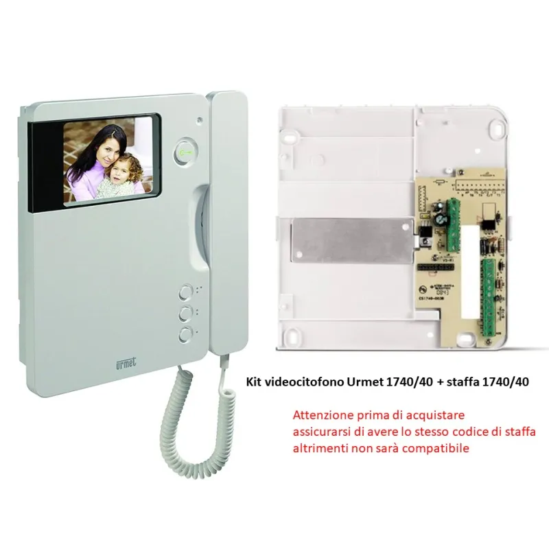 Monitor Urmet 1740/40 completo di staffa...