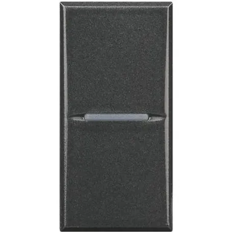 Interruttore 1P 10A 1m nero Bticino Axolute HS4001N